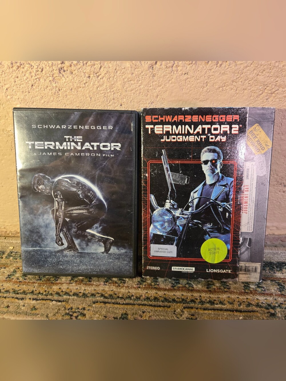 Lot Of 2 Terminator Dvds Terminator (Used)  And Judgement Day (Brand New)